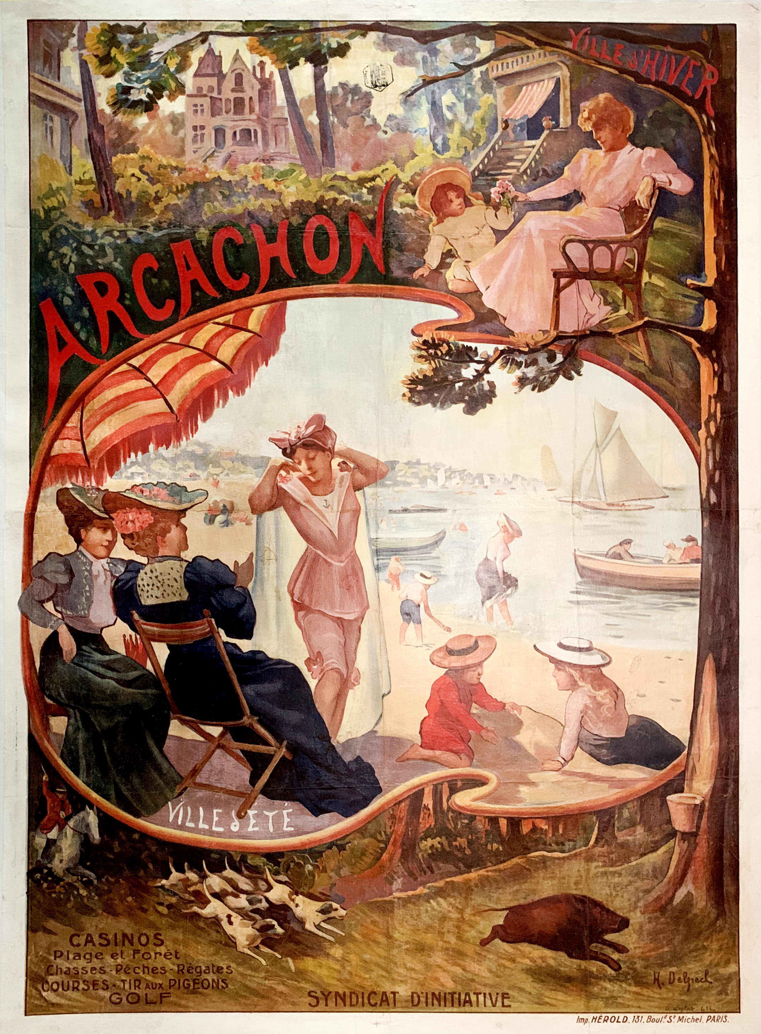 Chemins De Fer D Orleans La Baule Les Pins Www Posterissim Com